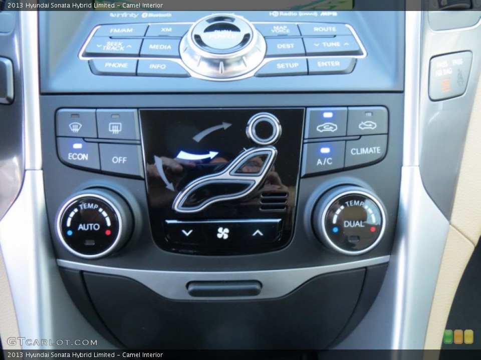 Camel Interior Controls for the 2013 Hyundai Sonata Hybrid Limited #88322617