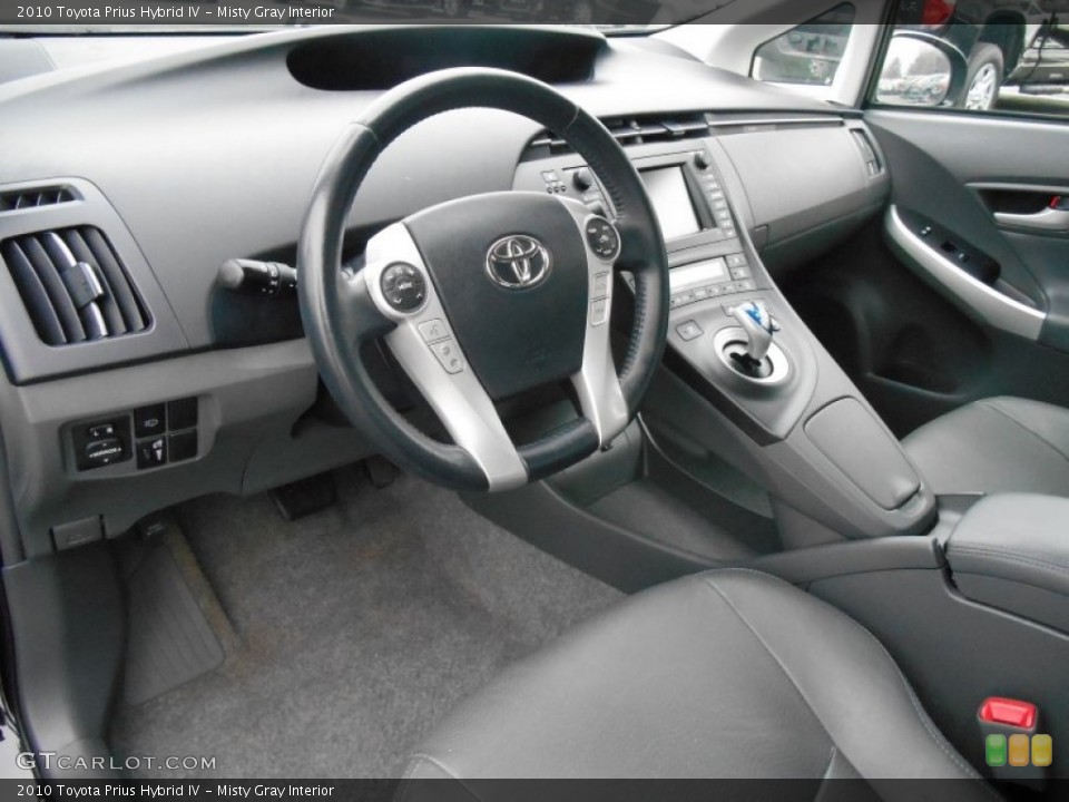 Misty Gray 2010 Toyota Prius Interiors