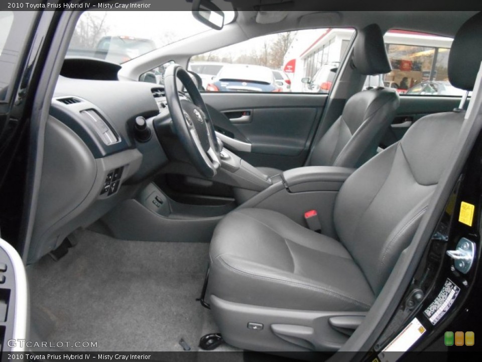 Misty Gray Interior Front Seat for the 2010 Toyota Prius Hybrid IV #88323253