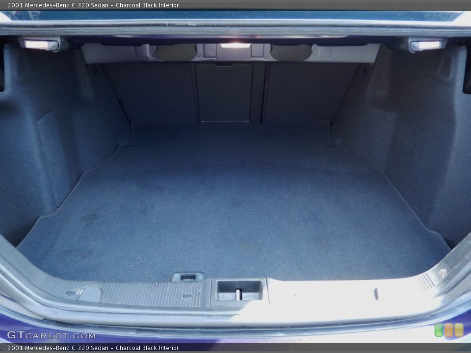 Charcoal Black Interior Trunk for the 2001 Mercedes-Benz C 320 Sedan #88324348