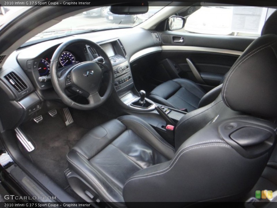 Graphite Interior Photo for the 2010 Infiniti G 37 S Sport Coupe #88325728