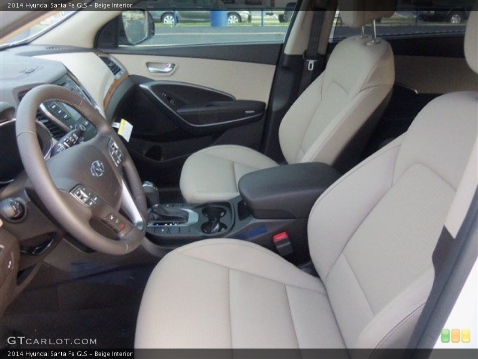 Beige Interior Front Seat for the 2014 Hyundai Santa Fe GLS #88325971