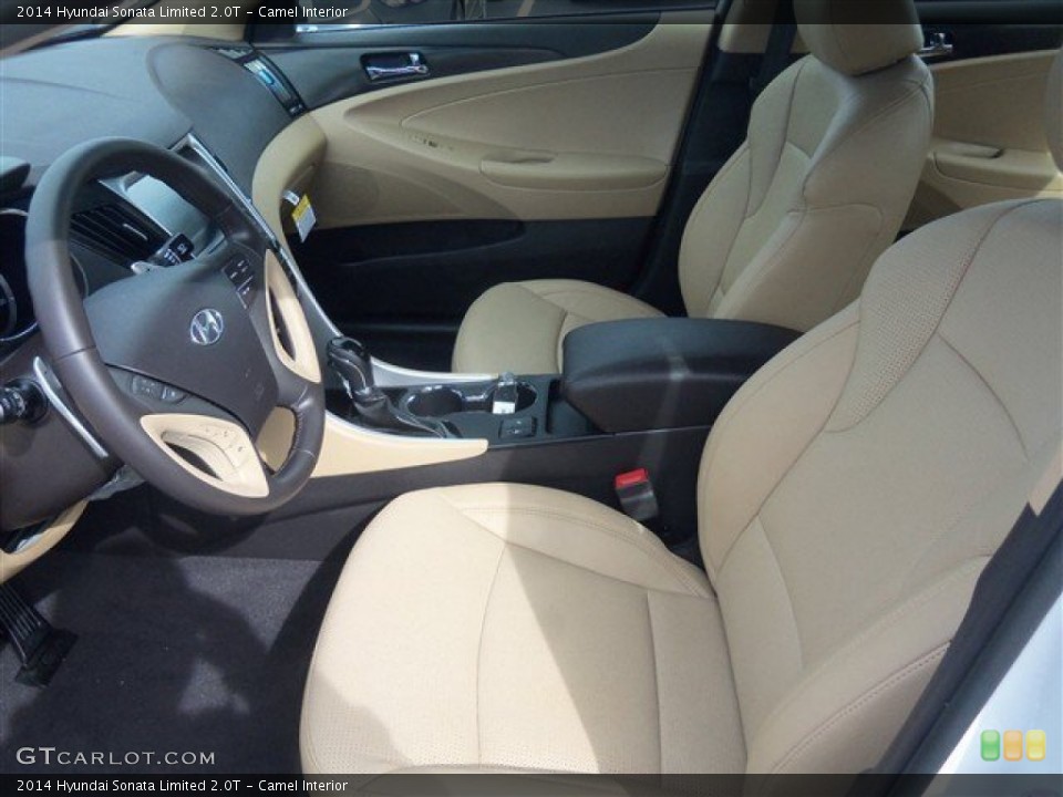 Camel Interior Front Seat for the 2014 Hyundai Sonata Limited 2.0T #88326822