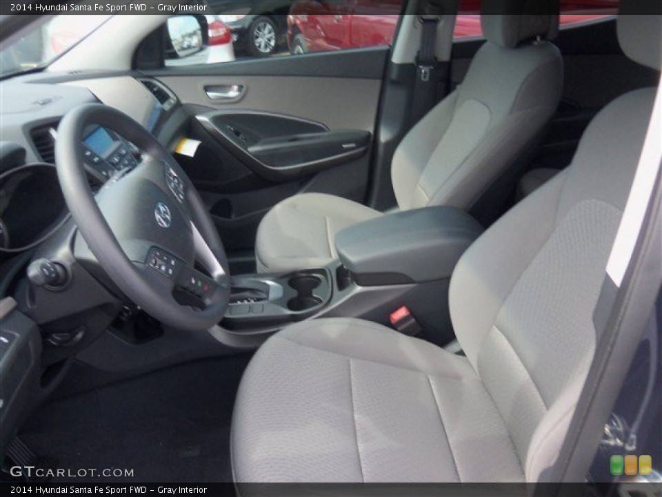 Gray Interior Front Seat for the 2014 Hyundai Santa Fe Sport FWD #88327129