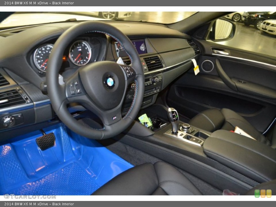 Black Interior Prime Interior for the 2014 BMW X6 M M xDrive #88327402