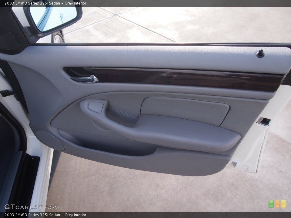 Grey Interior Door Panel for the 2003 BMW 3 Series 325i Sedan #88327741