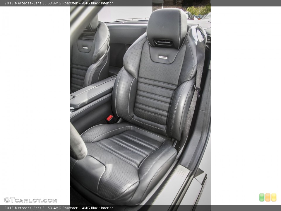 AMG Black Interior Front Seat for the 2013 Mercedes-Benz SL 63 AMG Roadster #88328290