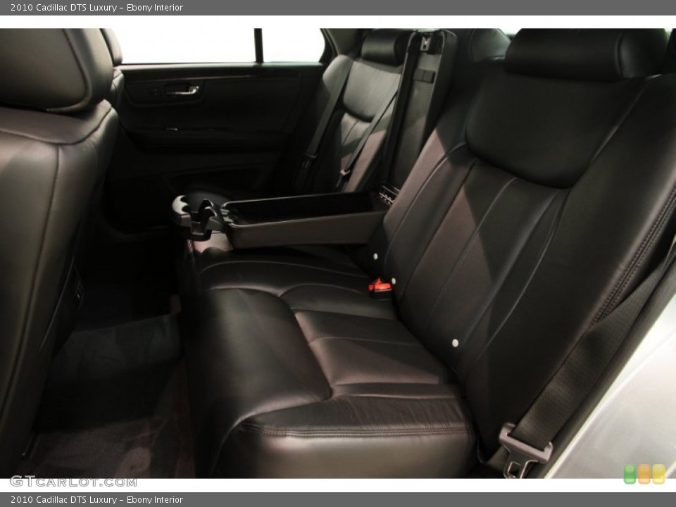 Ebony Interior Rear Seat for the 2010 Cadillac DTS Luxury #88329181