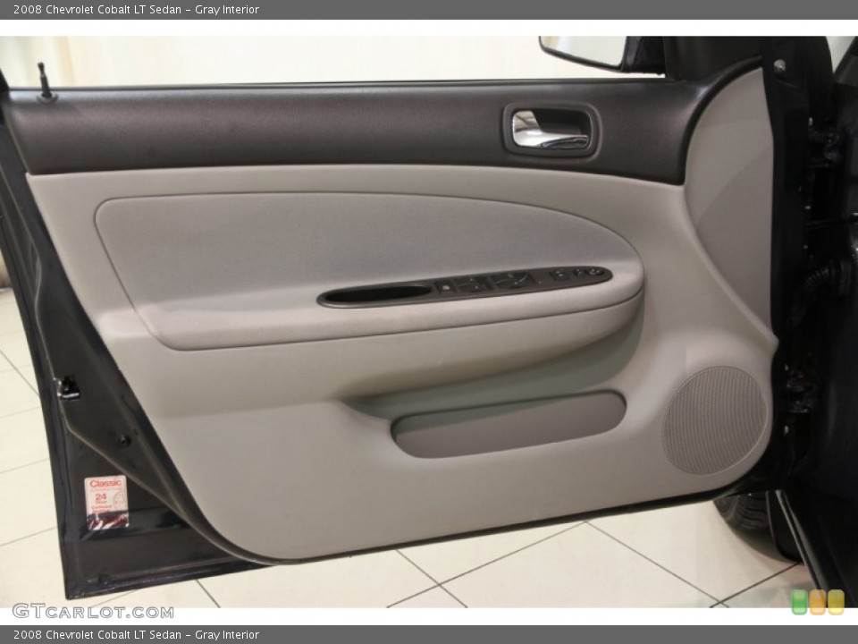Gray Interior Door Panel for the 2008 Chevrolet Cobalt LT Sedan #88331038