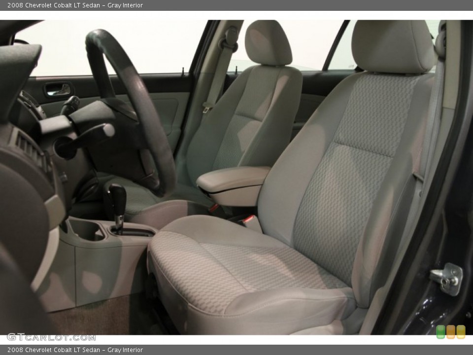 Gray Interior Front Seat for the 2008 Chevrolet Cobalt LT Sedan #88331050