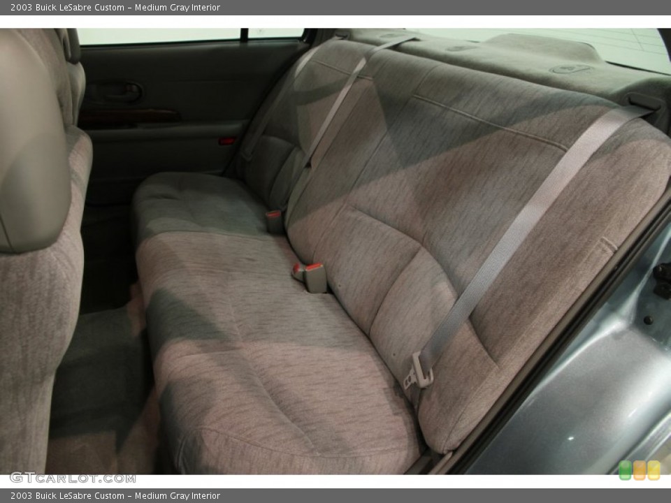 Medium Gray Interior Rear Seat for the 2003 Buick LeSabre Custom #88333726