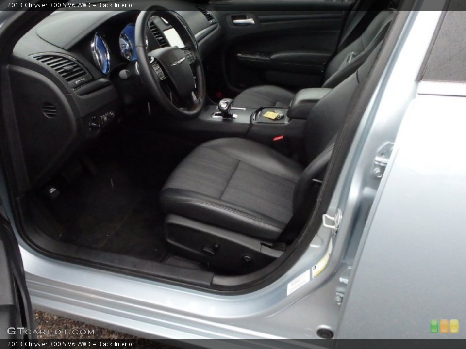 Black Interior Prime Interior for the 2013 Chrysler 300 S V6 AWD #88337344