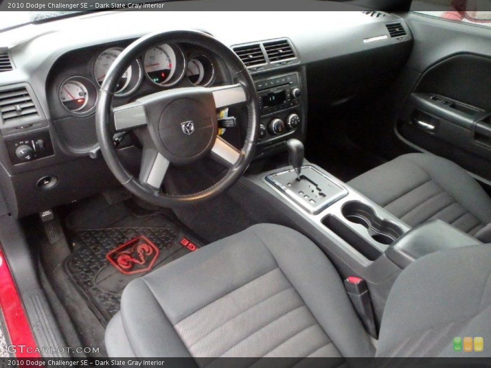 Dark Slate Gray 2010 Dodge Challenger Interiors