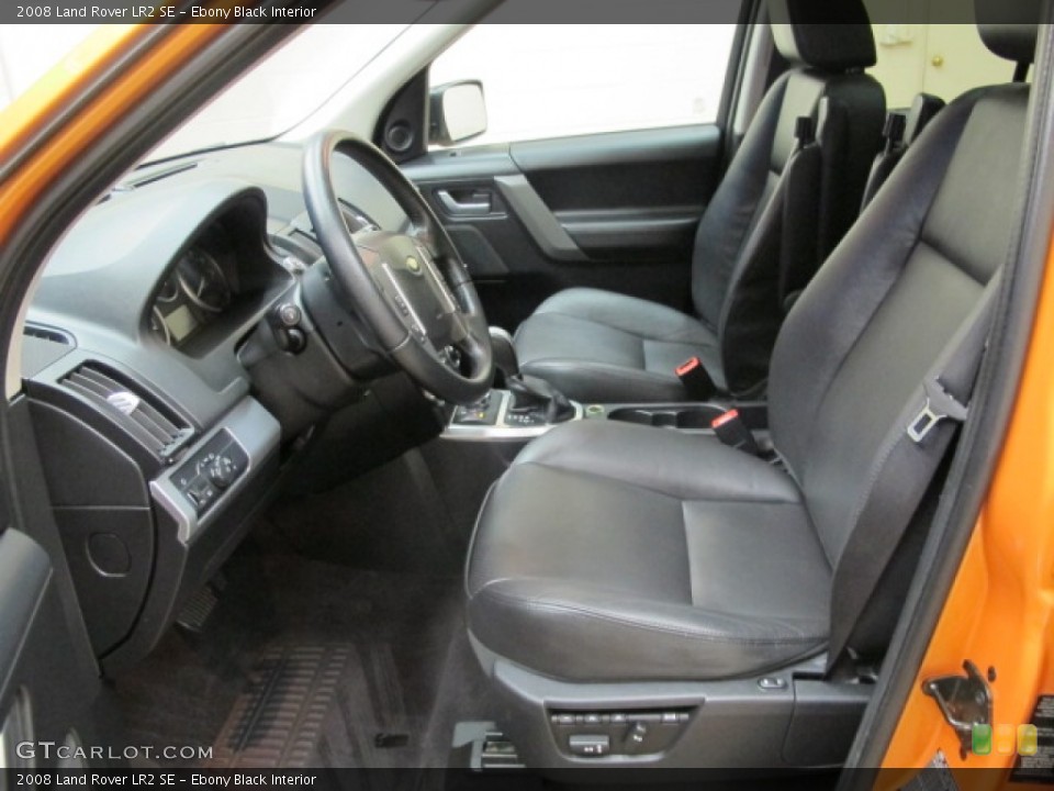 Ebony Black Interior Front Seat for the 2008 Land Rover LR2 SE #88341634