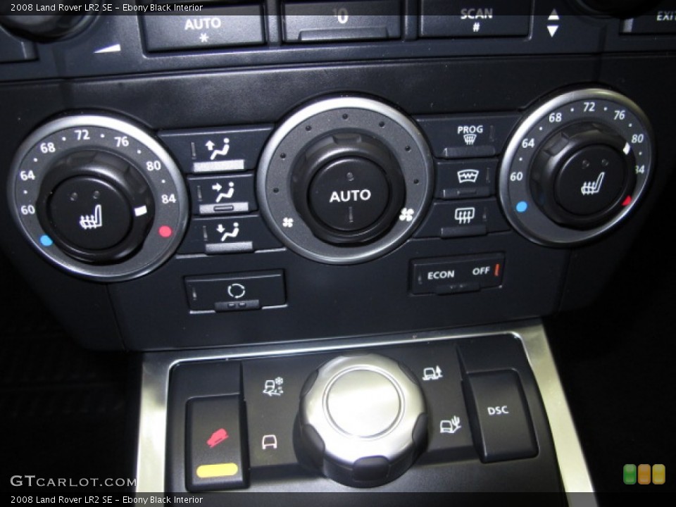 Ebony Black Interior Controls for the 2008 Land Rover LR2 SE #88341916