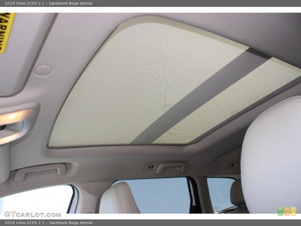 Sandstone Beige Interior Sunroof for the 2014 Volvo XC60 3.2 #88345339