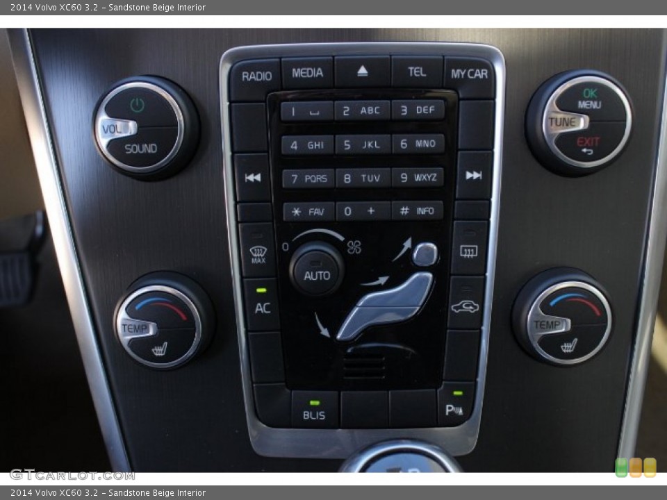 Sandstone Beige Interior Controls for the 2014 Volvo XC60 3.2 #88345378