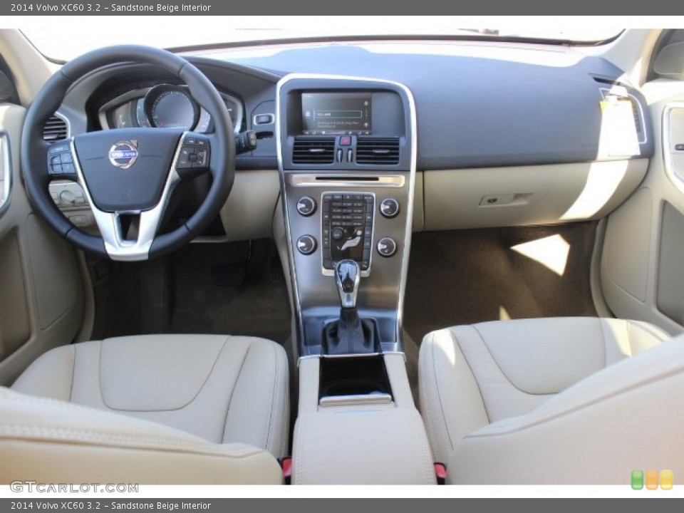 Sandstone Beige Interior Dashboard for the 2014 Volvo XC60 3.2 #88345444