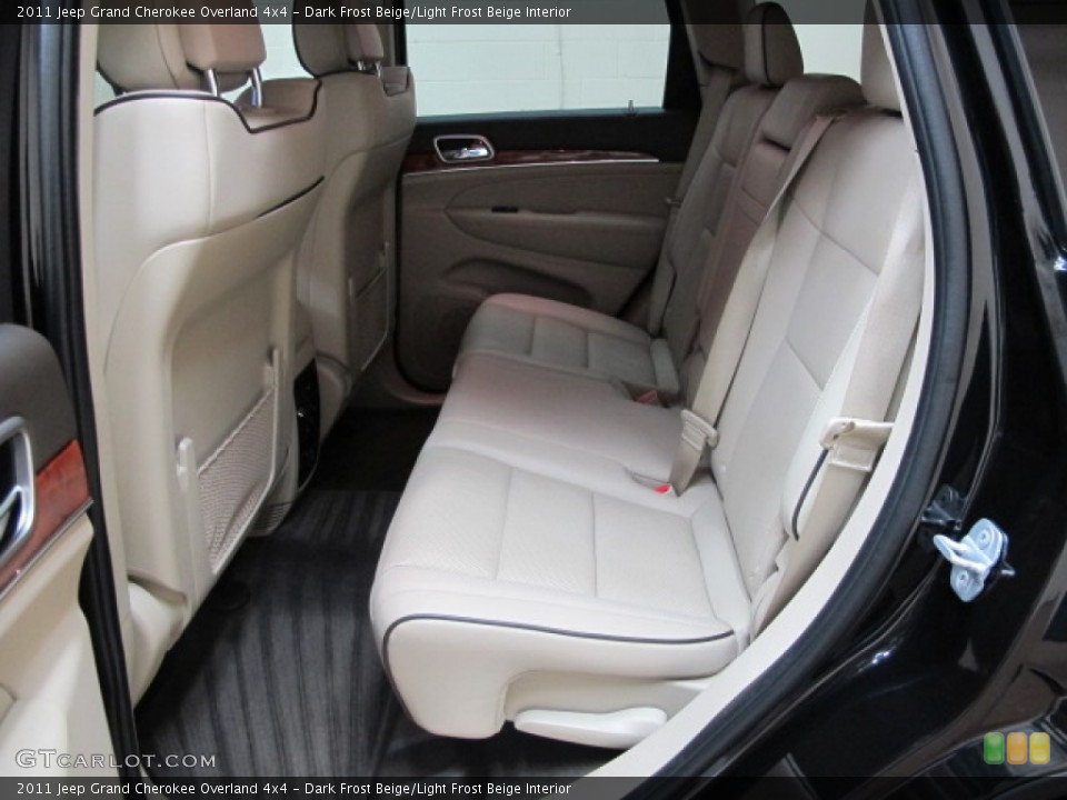 Dark Frost Beige/Light Frost Beige Interior Rear Seat for the 2011 Jeep Grand Cherokee Overland 4x4 #88346494