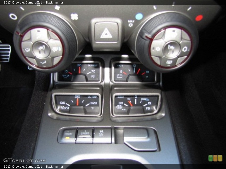 Black Interior Controls for the 2013 Chevrolet Camaro ZL1 #88348588