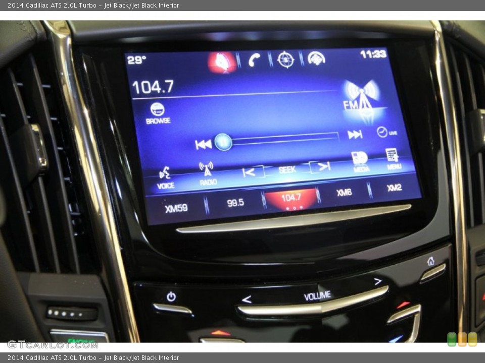 Jet Black/Jet Black Interior Controls for the 2014 Cadillac ATS 2.0L Turbo #88349840
