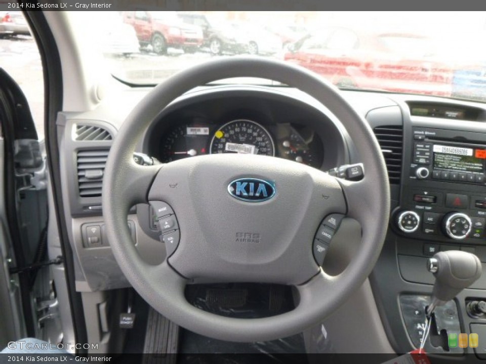 Gray Interior Steering Wheel for the 2014 Kia Sedona LX #88352844
