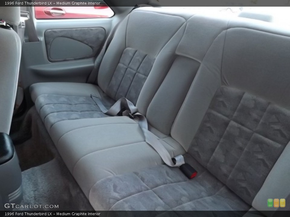 Medium Graphite Interior Rear Seat for the 1996 Ford Thunderbird LX #88355645
