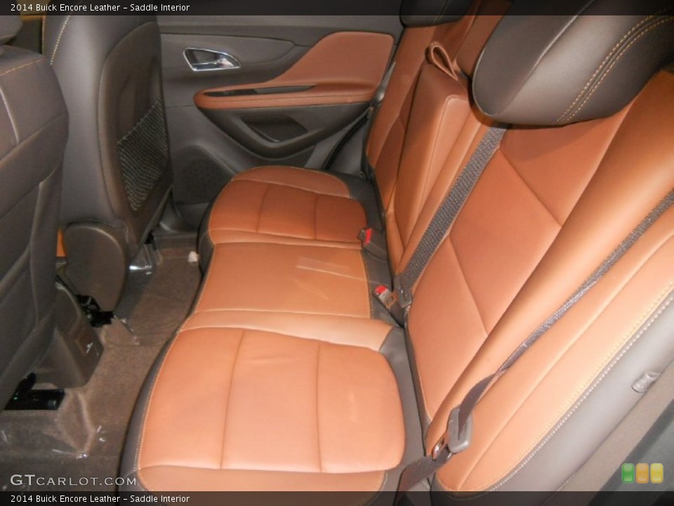 Saddle Interior Rear Seat for the 2014 Buick Encore Leather #88358171