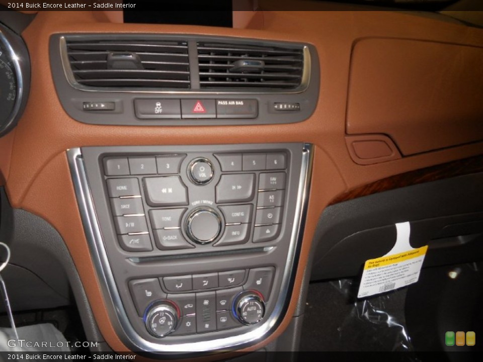 Saddle Interior Controls for the 2014 Buick Encore Leather #88358240