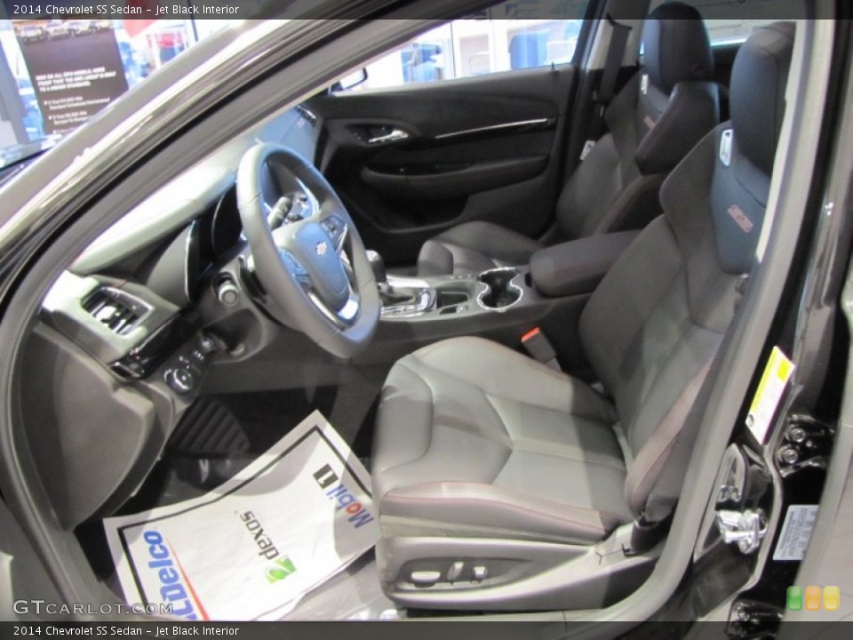 Jet Black Interior Front Seat for the 2014 Chevrolet SS Sedan #88362932