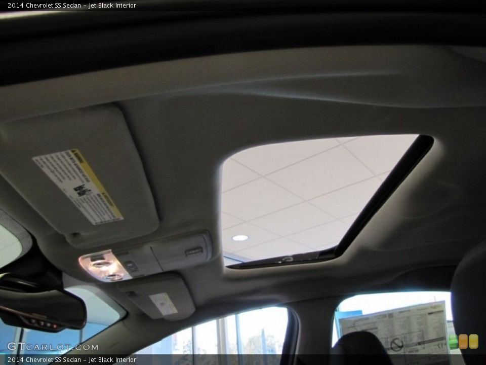 Jet Black Interior Sunroof for the 2014 Chevrolet SS Sedan #88362961