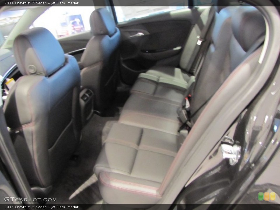 Jet Black Interior Rear Seat for the 2014 Chevrolet SS Sedan #88362986
