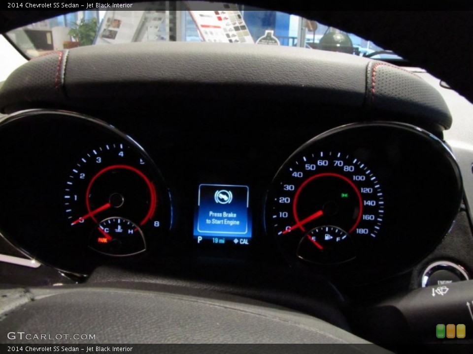 Jet Black Interior Gauges for the 2014 Chevrolet SS Sedan #88363055