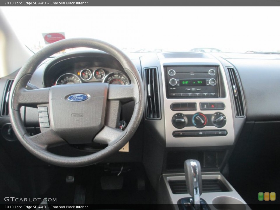 Charcoal Black Interior Dashboard for the 2010 Ford Edge SE AWD #88364034