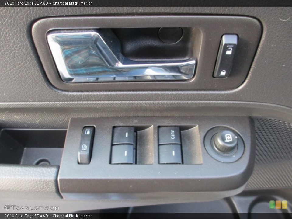 Charcoal Black Interior Controls for the 2010 Ford Edge SE AWD #88364084