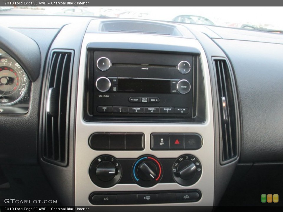 Charcoal Black Interior Controls for the 2010 Ford Edge SE AWD #88364132