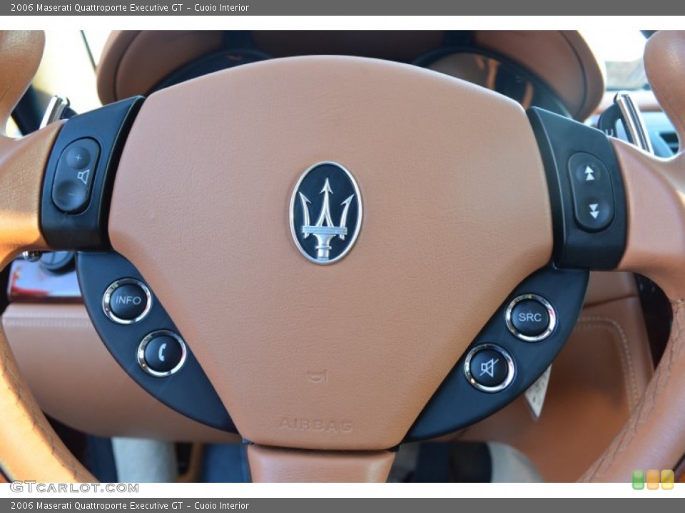 Cuoio Interior Steering Wheel for the 2006 Maserati Quattroporte Executive GT #88369076