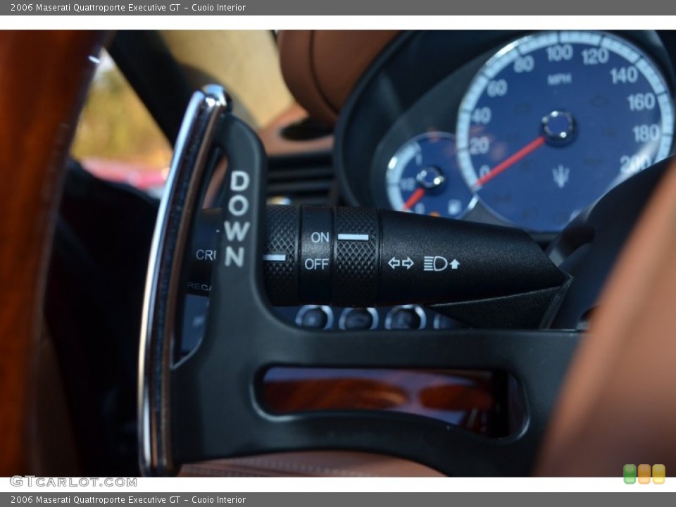 Cuoio Interior Controls for the 2006 Maserati Quattroporte Executive GT #88369148