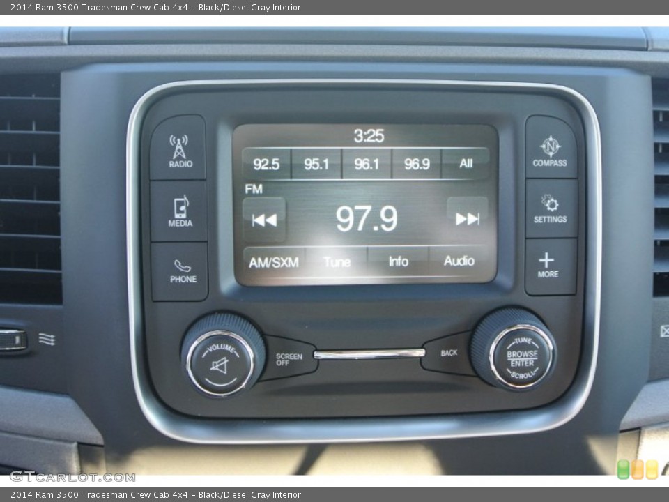 Black/Diesel Gray Interior Audio System for the 2014 Ram 3500 Tradesman Crew Cab 4x4 #88369457