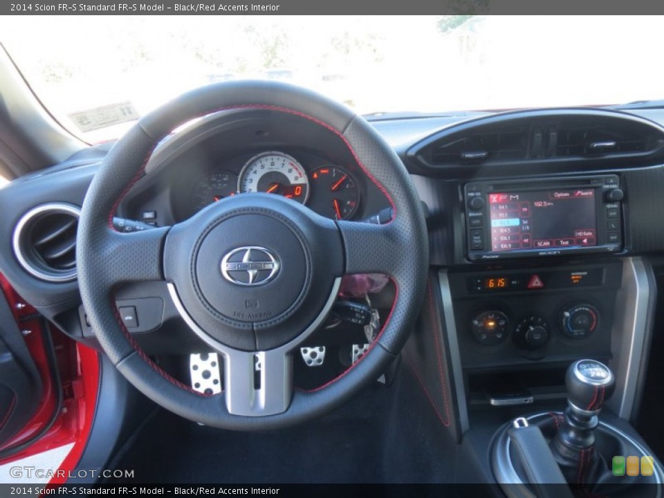Black/Red Accents Interior Dashboard for the 2014 Scion FR-S  #88374626