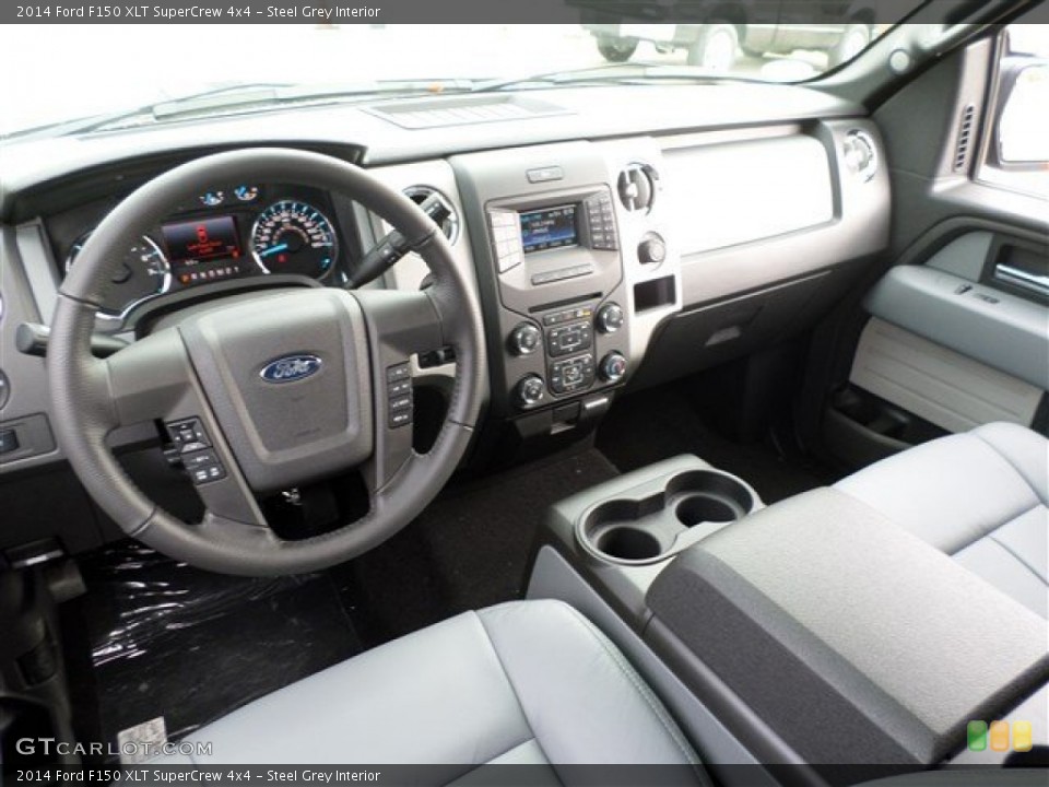 Steel Grey Interior Prime Interior for the 2014 Ford F150 XLT SuperCrew 4x4 #88376783