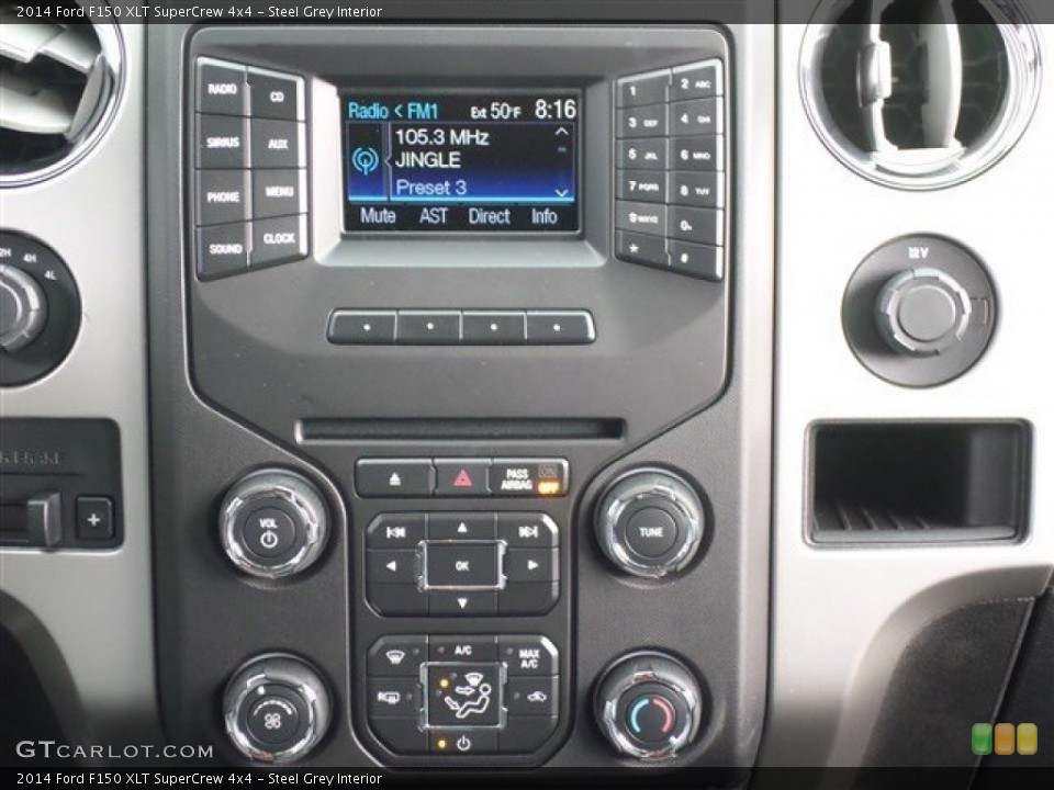 Steel Grey Interior Controls for the 2014 Ford F150 XLT SuperCrew 4x4 #88376879