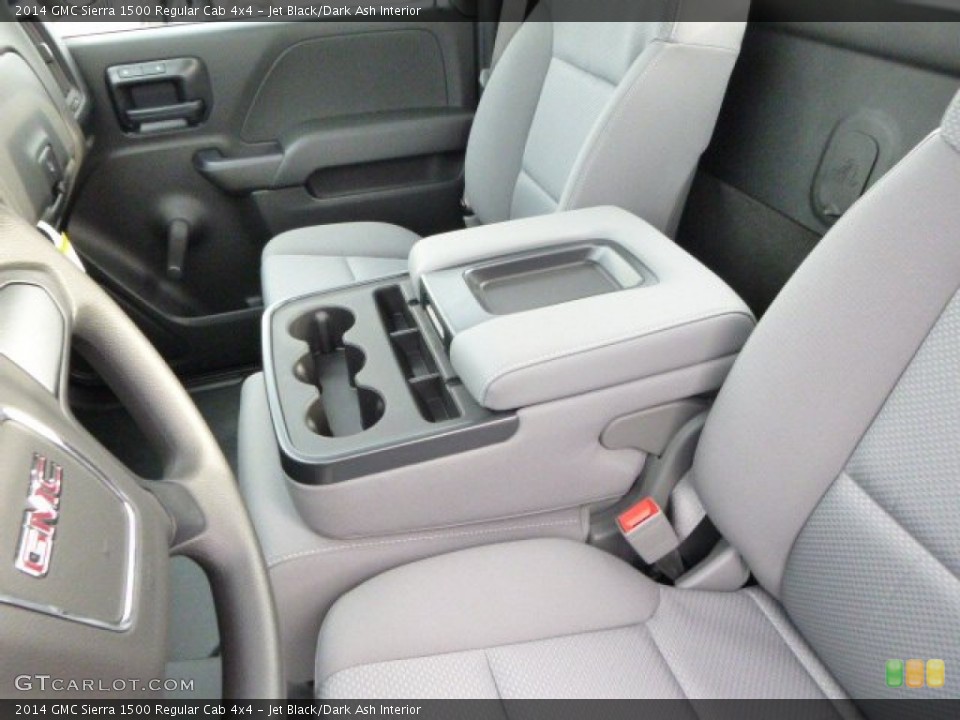 Jet Black/Dark Ash Interior Front Seat for the 2014 GMC Sierra 1500 Regular Cab 4x4 #88379297