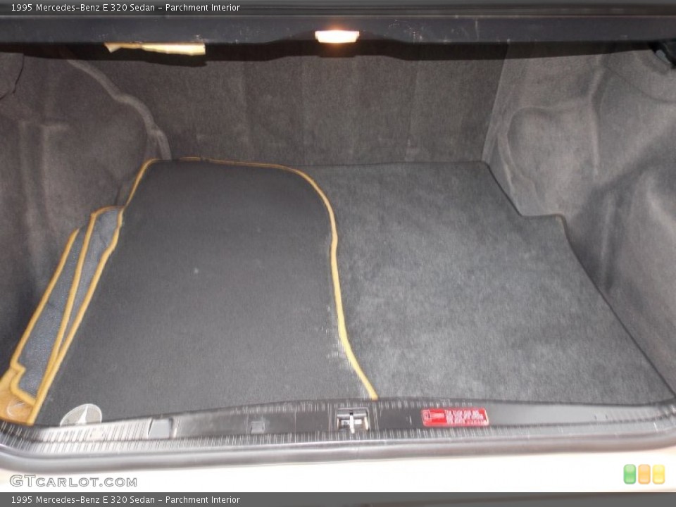Parchment Interior Trunk for the 1995 Mercedes-Benz E 320 Sedan #88380524