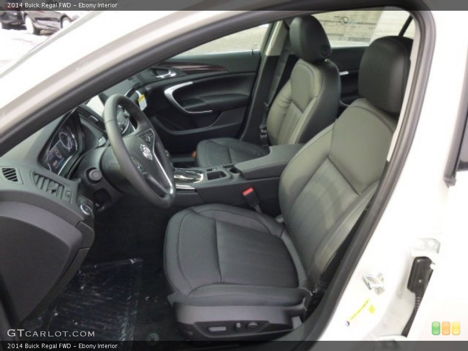 Ebony Interior Front Seat for the 2014 Buick Regal FWD #88381469