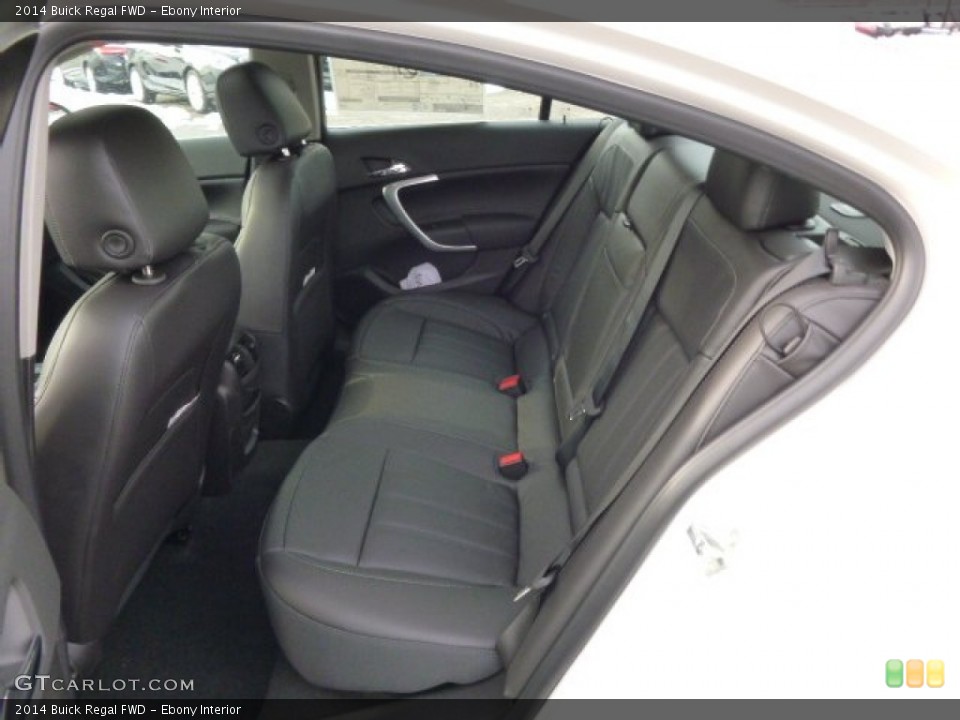 Ebony Interior Rear Seat for the 2014 Buick Regal FWD #88381490