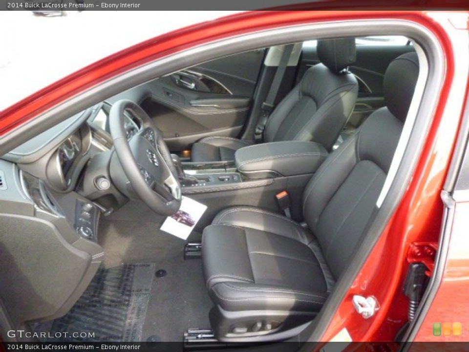 Ebony Interior Front Seat for the 2014 Buick LaCrosse Premium #88381898