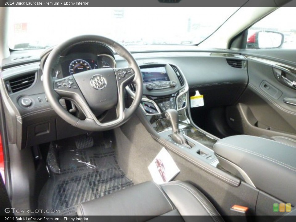 Ebony 2014 Buick LaCrosse Interiors