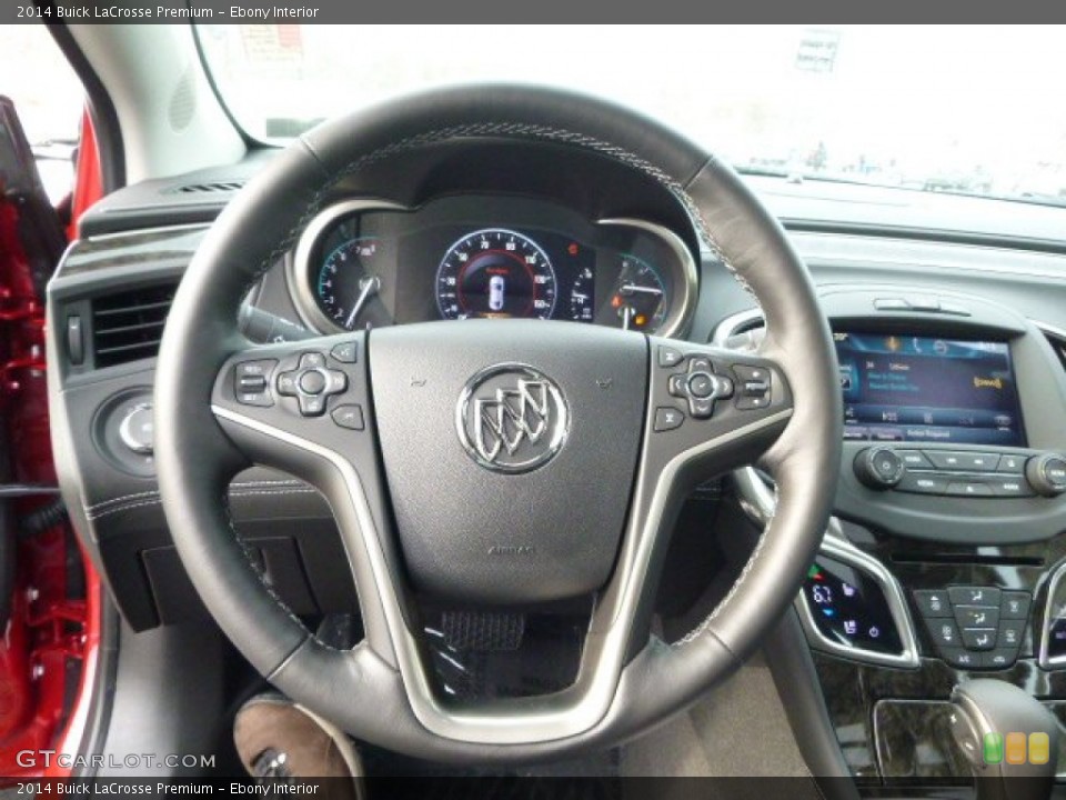Ebony Interior Steering Wheel for the 2014 Buick LaCrosse Premium #88382080