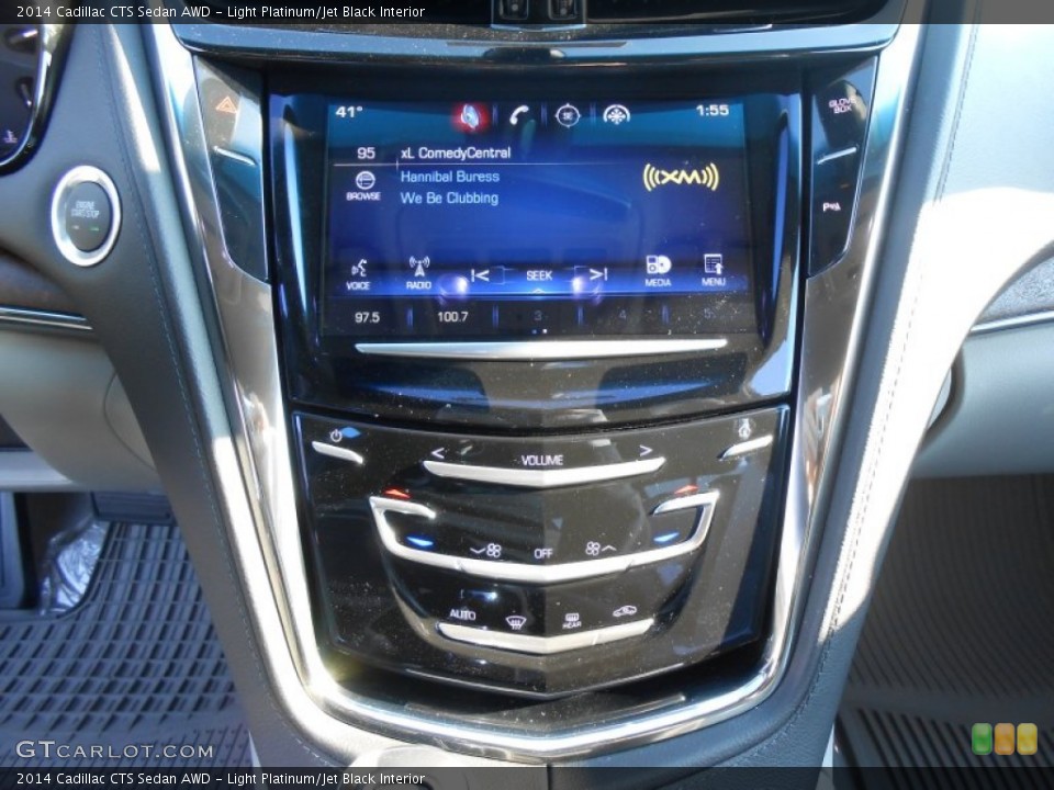Light Platinum/Jet Black Interior Controls for the 2014 Cadillac CTS Sedan AWD #88384160